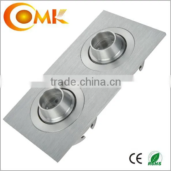 Zhongshan OEM 2*3W Aluminum LED under cabinet Downlight