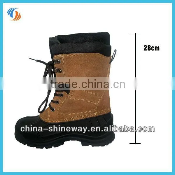 New Leather Removable Lining Snow Boots