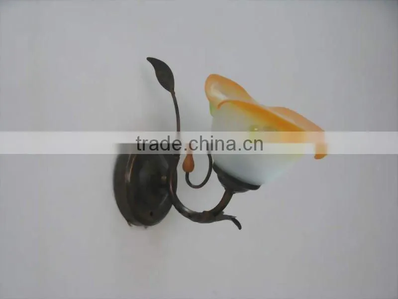 decorative lighted flower indoor wall lamp without bulb