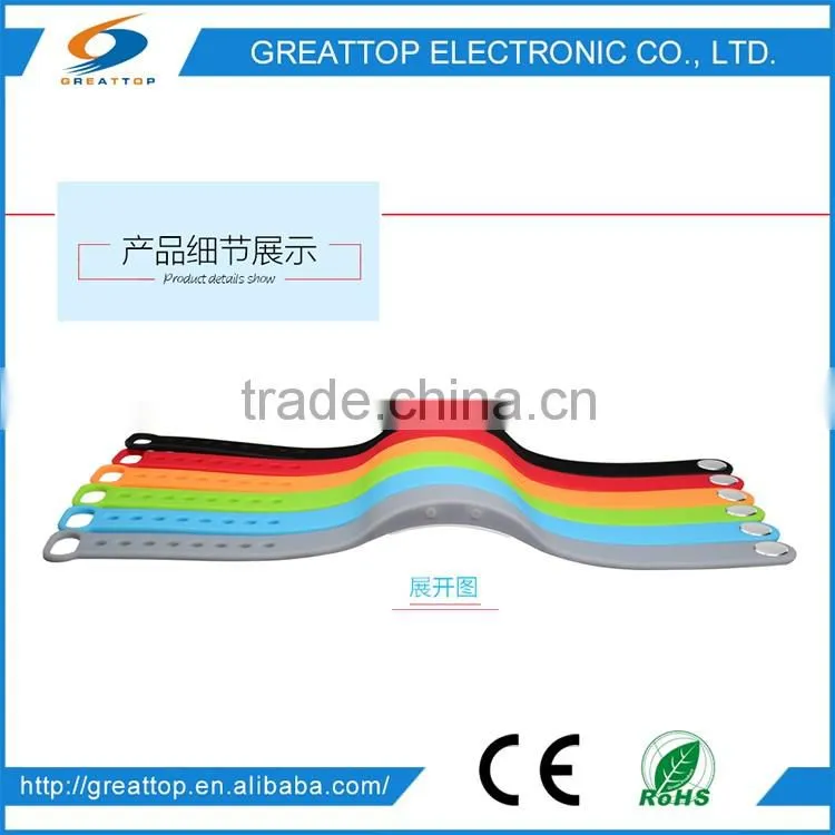 Wholesale China silicone wristbands with led lights