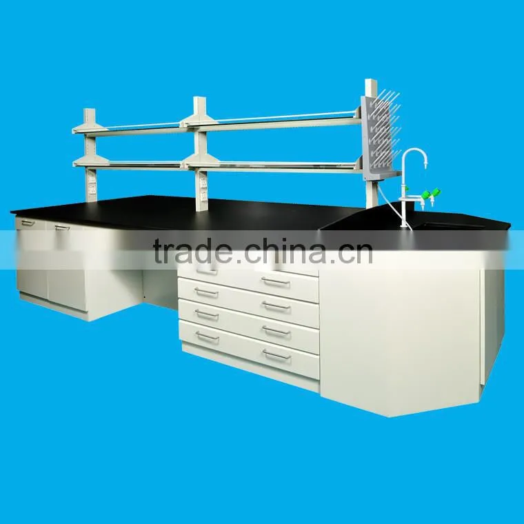 epoxy resin lab bench top, physics lab worktable,island bench
