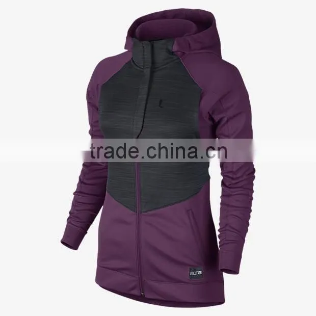 Women's basketball hoodie latest basketball jacket design basketball games 100%polyester fabric