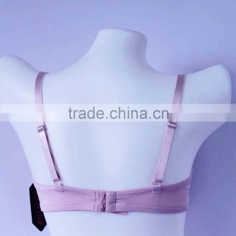 China bra factory custom basic soft bra simple design solid color large size bra