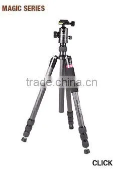 Red black colorful travel digital DSLR professional camera tripod