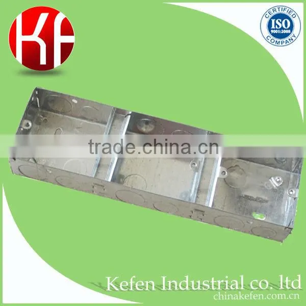 BS4662 3*3 3*6 galvanzed metal box for electricity