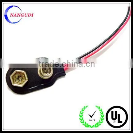 lower price soft & hard shell I type 9v battery holder