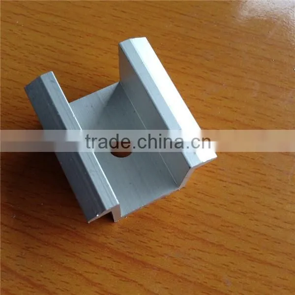 solar mid clamp metal clamp brackets mount frameless solar pv panel module clamp