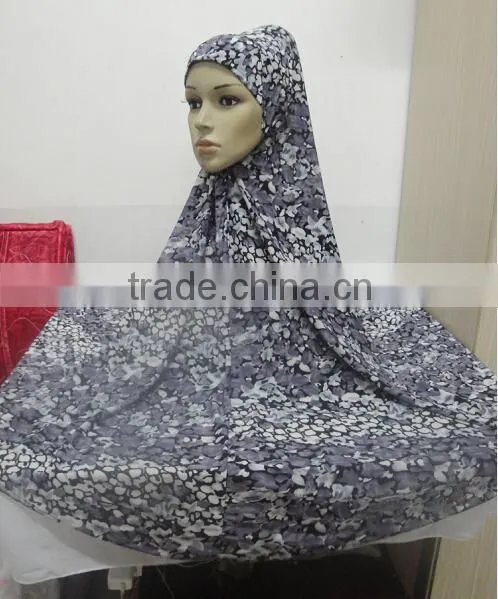 H303 latest big size print muslim hijab,islamic scarf,pray hijab