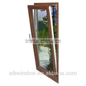good quality private custom designs double/triple insulating glass PVC/UPVC tilt&turn windows