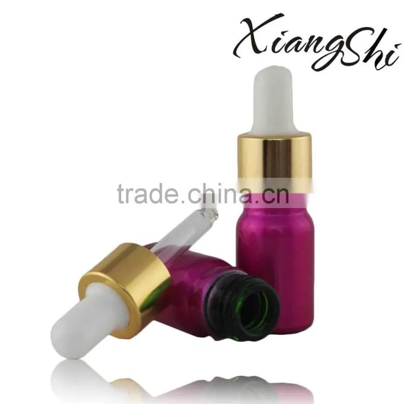 100ml pink glass essential oil bottle