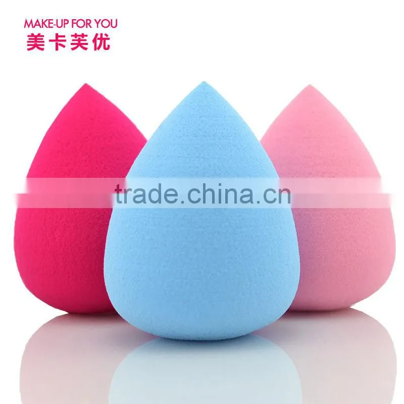 New Fashion Waterdrop Shape Sponge Powder Puff Makeuo Sponge Washable Free Samples
