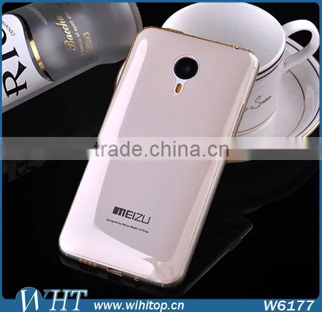 For Meizu MX4 Crystal Clear Case Cover, Soft TPU Back Cover For Meizu MX4 Wholesale Price