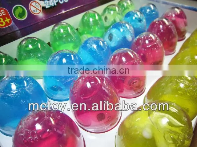 Factory supplier wholesale popular Crystal Egg crystal gift crystal slime toys putty slime