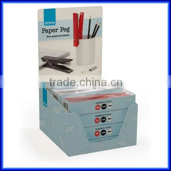 Noble black multifunctional mini office plastic clip stapler/student book binding stapler