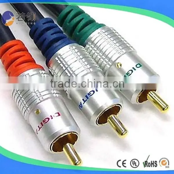 3 rca to 3rca audio cable UL CE ROHS