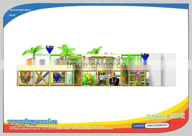 Cheer Amusement Indoor Softpaly Ground Equipment