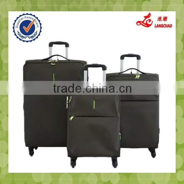 New material nylon four wheels travel luggage set travel luggage designer luggage sets
