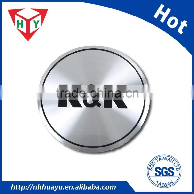 custom product metal brand nameplate
