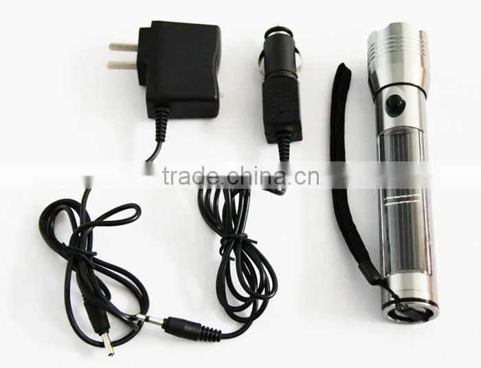 Wholesale or Retail The Solar Energy Flashlight Multiple Charging Environmental Protection High-end Multi-function Flashlight