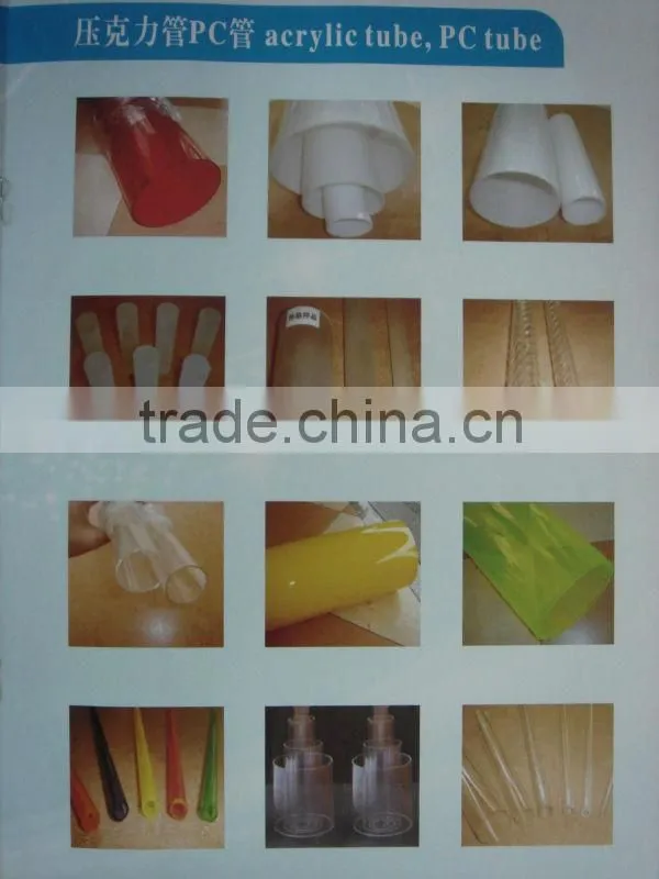 Packing material Plastic Material packaging tube pc tubes size