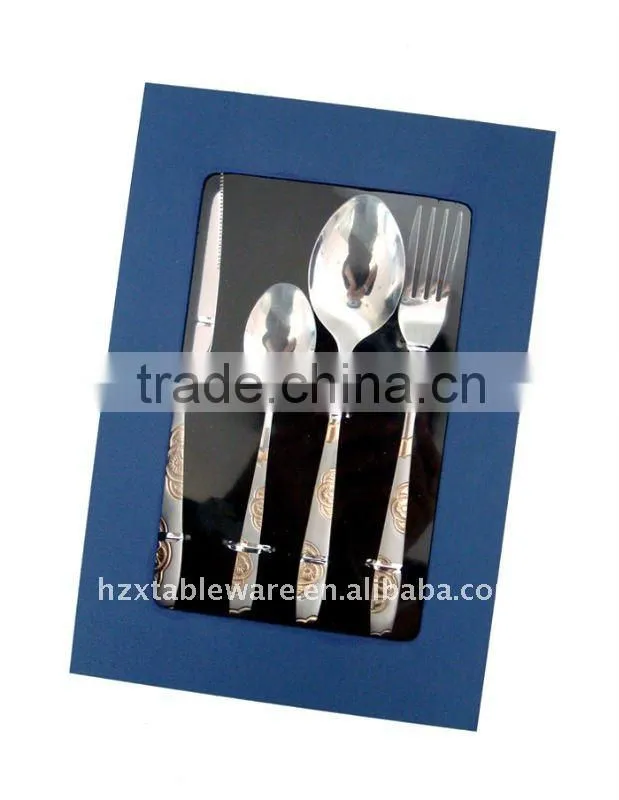 Stainlesss steel fork and spoon set