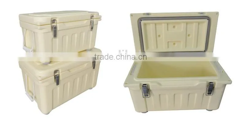 Best popular roto molded Non plug-in insulation ice chest container chilly bin for fisher man and household