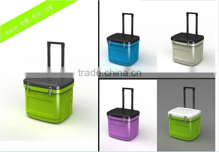 Cool Insulated Cooler With Wheel And Pull Rod