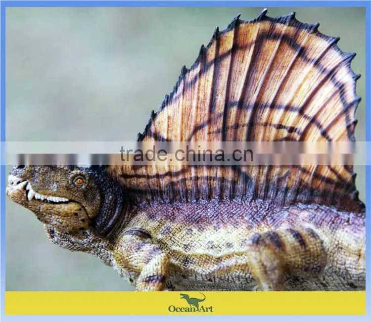 FRP realistic animatronic life size dinosaur for sale