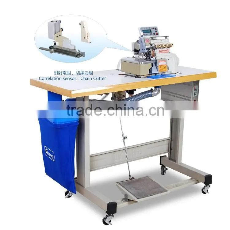 DD motor & automatic induction suction thread cutting device for YAMATO overlock machine