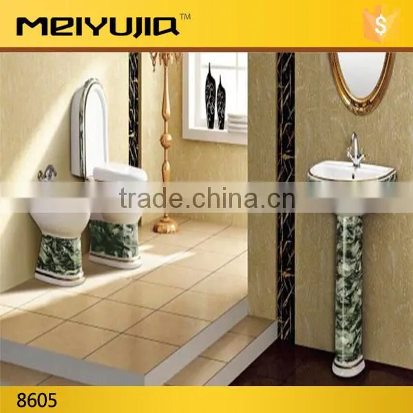 Ceramics sanitary ware washdown 2 pcs toilet,Ceramic Bathroom pedestal basin