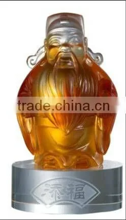 Chinese Liuli buddha Statue