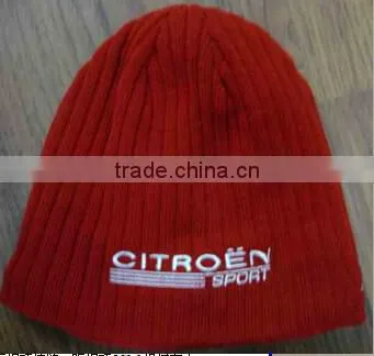 stripe knitted brand design knitted beanie,rib knitted hat,brand knitted beanie