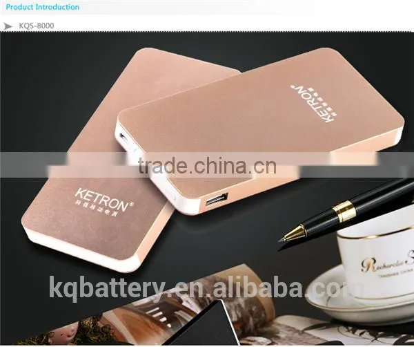 5V/1A polymer LED capacity 6000mah power bank car