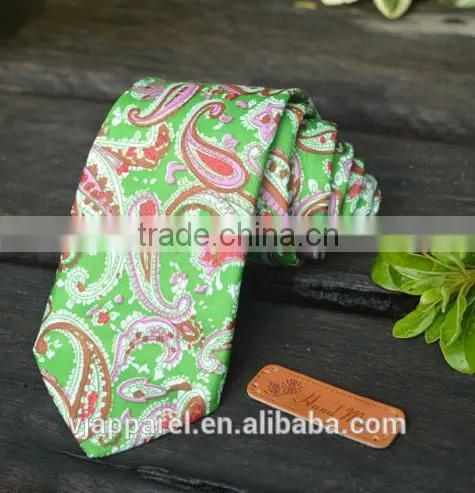 Cotton fashion neck ties mens soft necktie floral