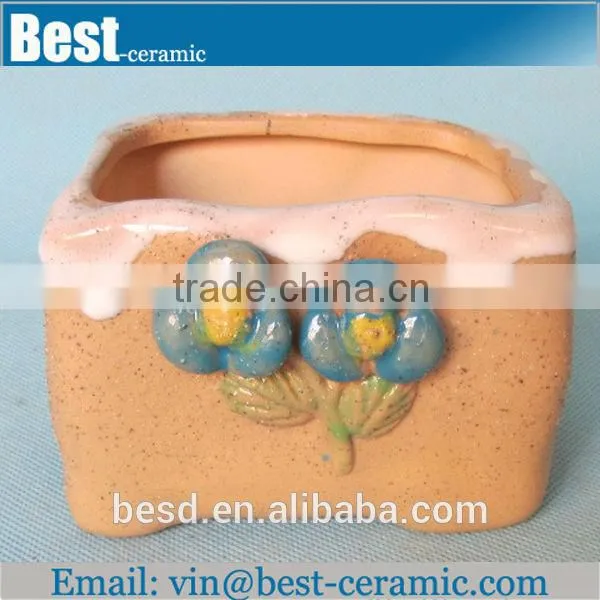 hand painting decorative ceramic flower pots