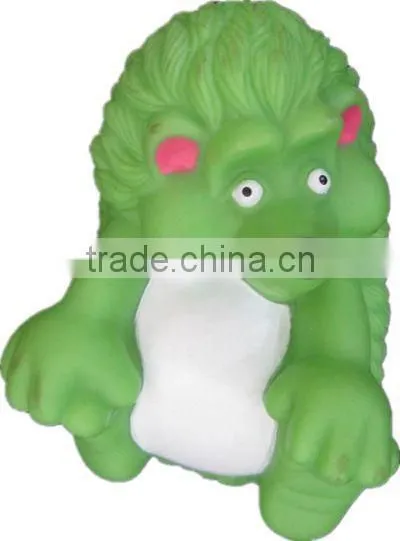 Hot selling lovely rubber pet toy : rubber hedgehog