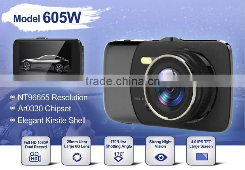Newest FHD 1080P car dash cam dvr camera, Novatek 96655 chipset