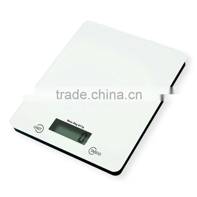 hot selling kitchen food scale surface printing customizable 5kg/1g VKS303-07