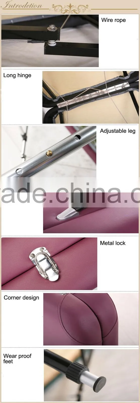 Coinfy CFAL06F Chinese Massage Table