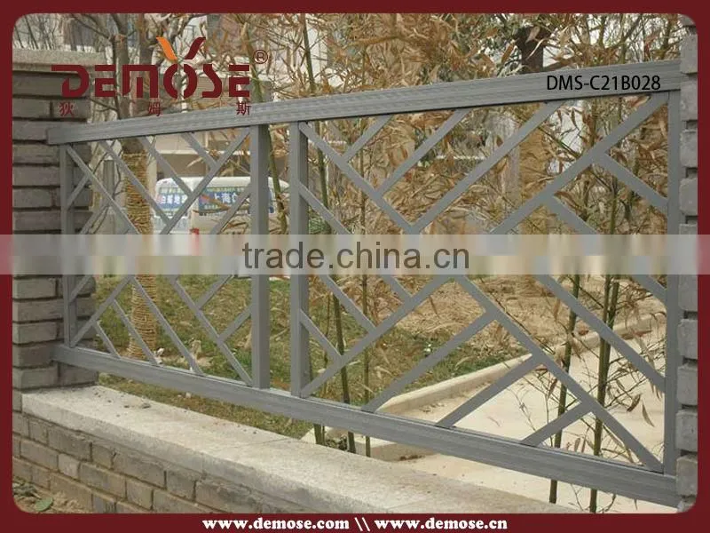 garden aluminum fence rails/modern railing for porch
