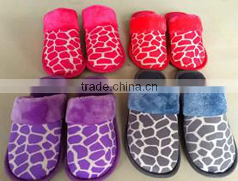 warm fur indoor winter slipper,Disposable slippers,Disposable pedicure slippers for wholesale