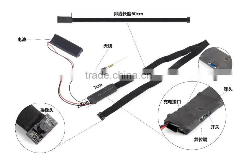 The King of DIY Camera-1080P H.264 18M PIXELS Wide View Angle Wifi Wireless DIY Camera