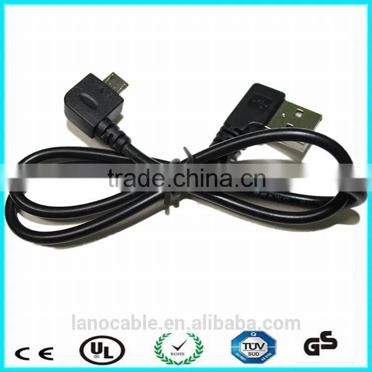 ROHS 3ft 90 degree usb data charge cable