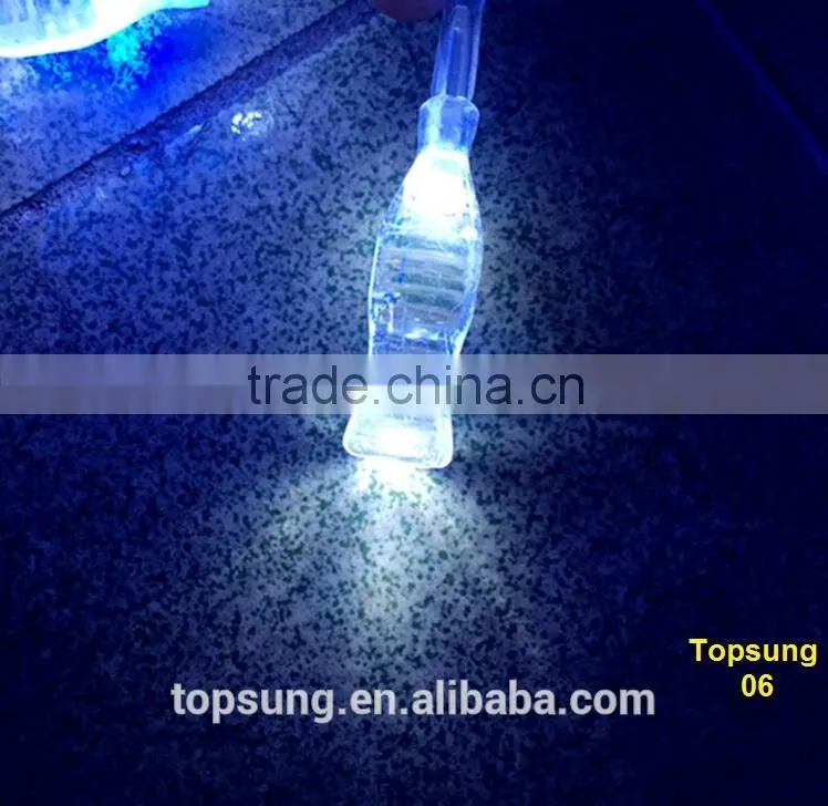 Strong PVC 68 leds white outdoor string lighting for outdoor