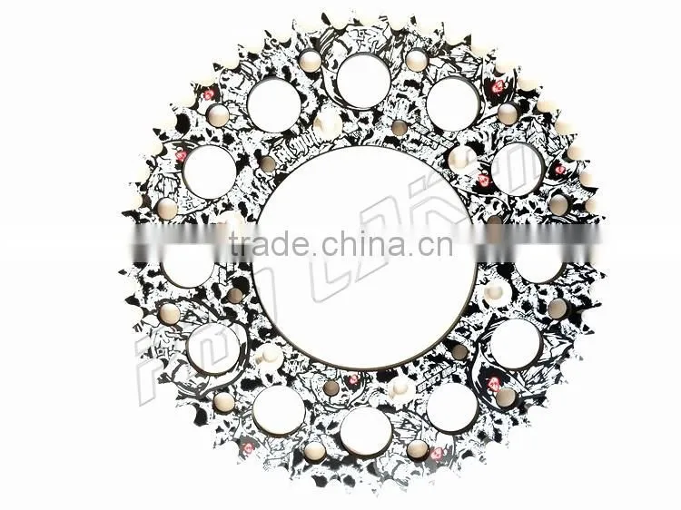 motorcycle aluminium alloy rear sprocket for KTM SX250 SX450
