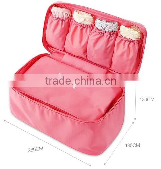 2014 Hot Convinient Oxford Travel Bra Bag Organizer