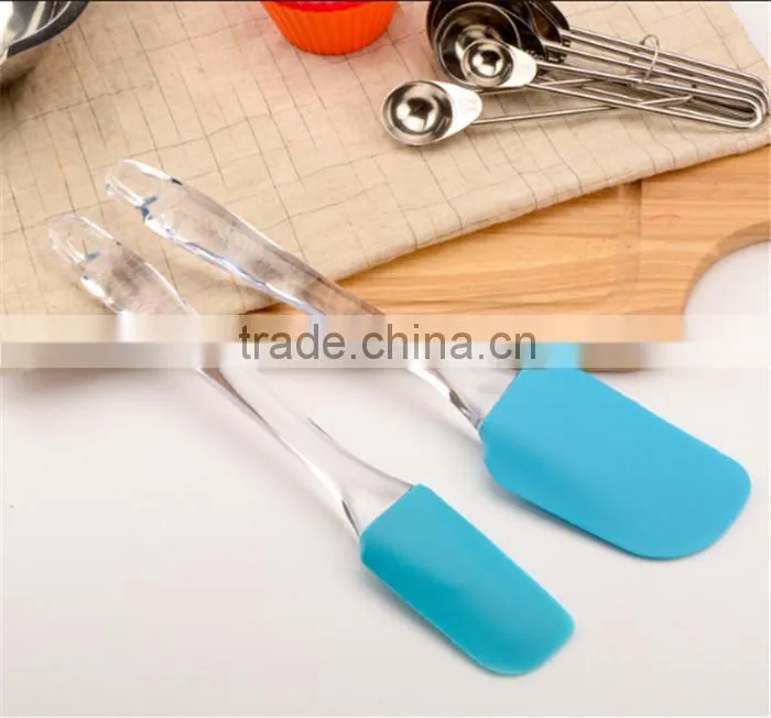 Durable and Heat Resistant Kitchen Utensils Silicone Spatula Silicon Basting Pastry silicone spatula set