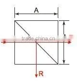 OQNP20N-VIS/wavelength 420-680nm/good quality broadband beam-splitter cube for lab/beam-splitter mirror