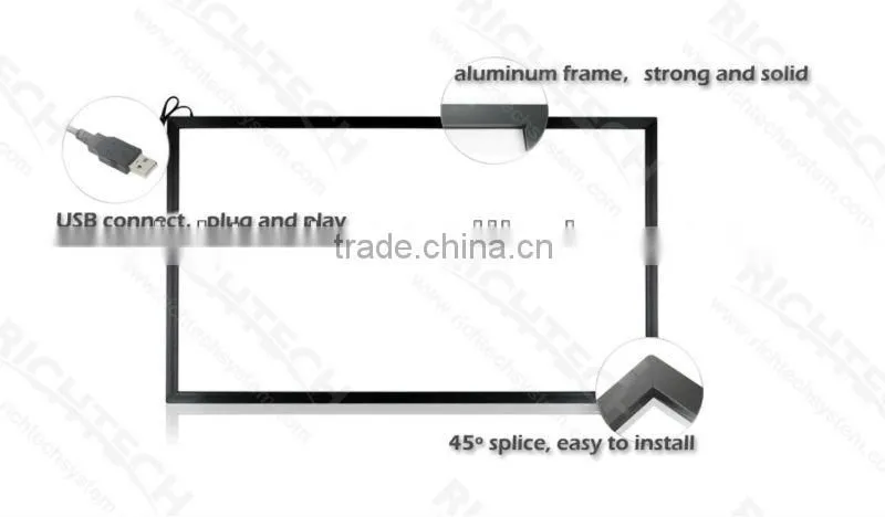 17''-200'' infrared multi touch frame