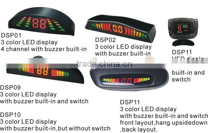 Human voice alert available led car parking sensor system(CV08-4-MF1)